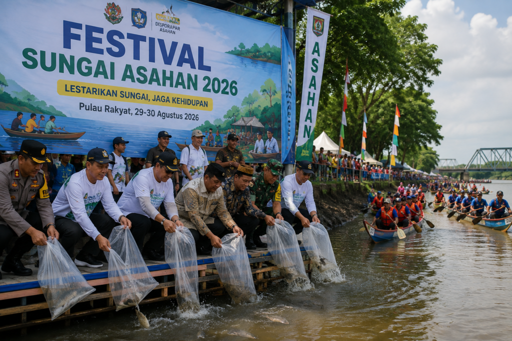 Festival Sungai Asahan Digelar di Pulau Rakyat, Dorong Pelestarian Lingkungan dan Potensi Wisata
