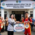 Kadisdik Asahan Lepas Tim GSI Menuju Kompetisi Tingkat Provinsi Sumatera Utara
