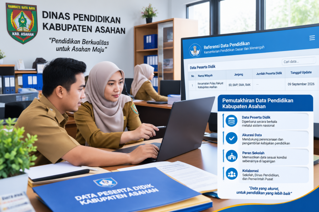 Pemutakhiran Data Pendidikan Asahan Terus Berjalan, Akurasi Data Peserta Didik Jadi Perhatian