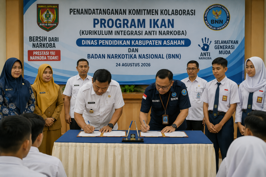 Disdik Asahan dan BNN Perkuat Program Anti-Narkoba di Sekolah, Lindungi Generasi Muda