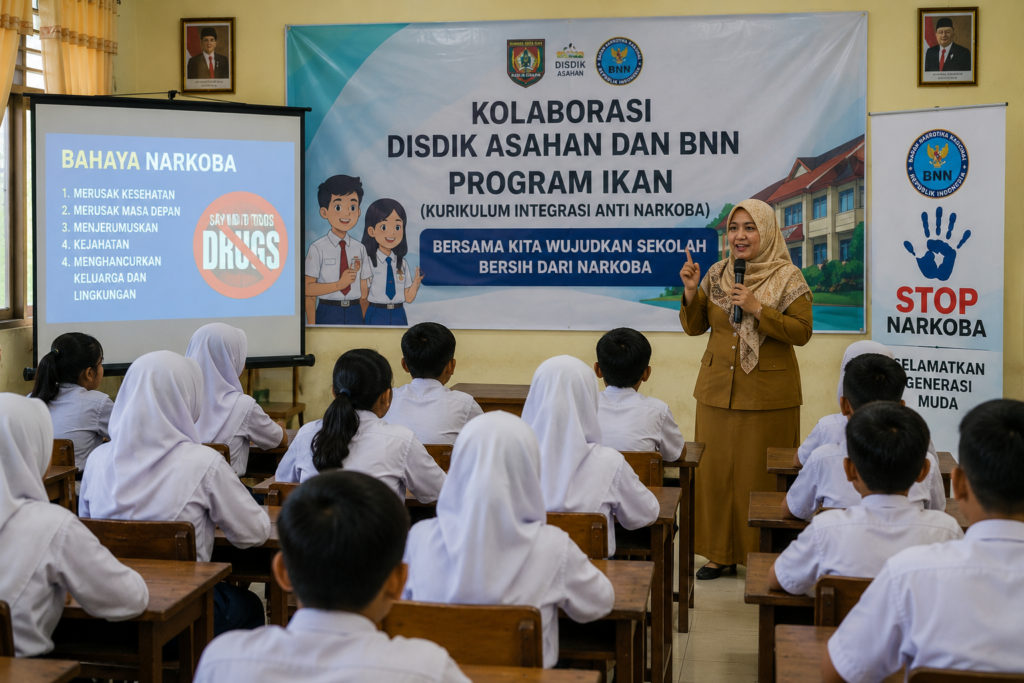 Dinas Pendidikan Asahan Dorong Penguatan Pendidikan Karakter dan Perlindungan Siswa dari Narkoba
