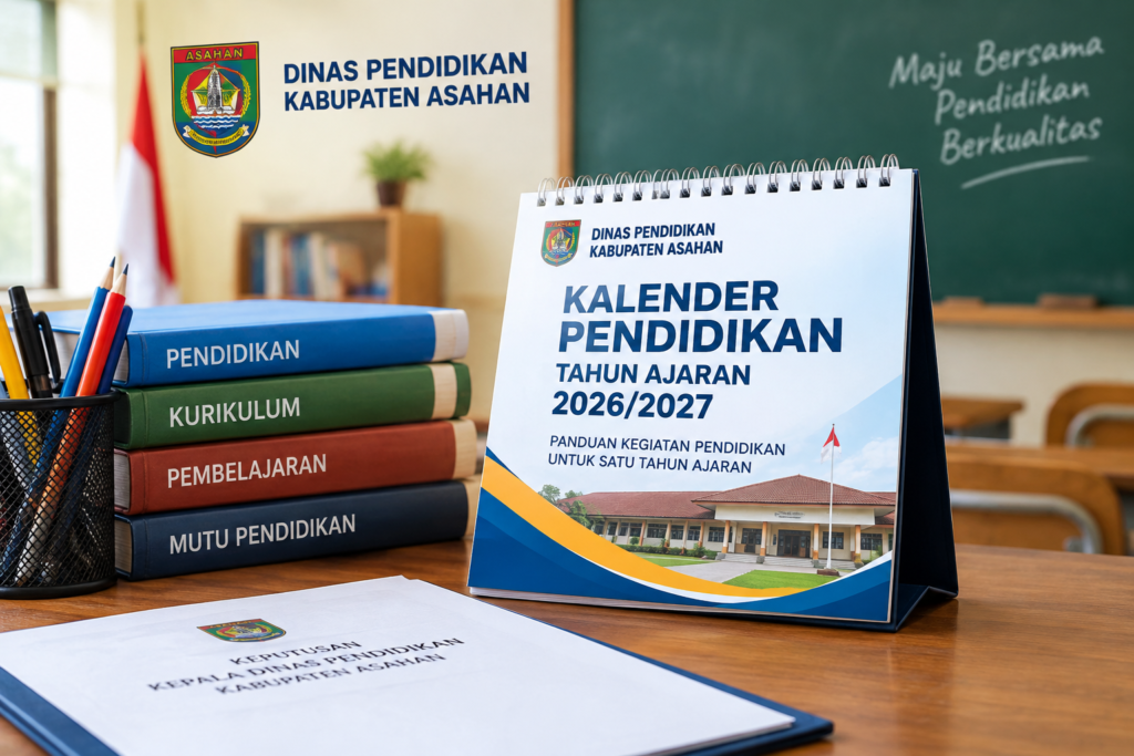 Kalender Pendidikan Asahan Tahun Ajaran 2026/2027 Resmi Ditetapkan, Jadi Pedoman Sekolah Selama Satu Tahun Ajaran
